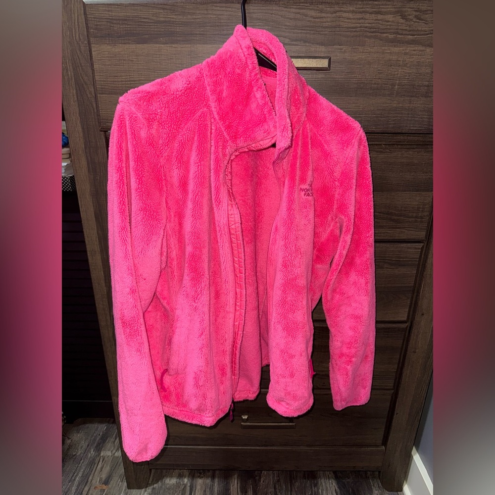 Women's Pink North Face Fleece Jacket